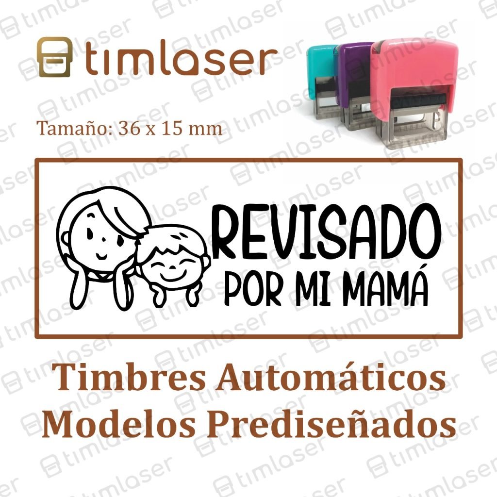 Timbres Automáticos Revisado Por Mama Rápida Entrega