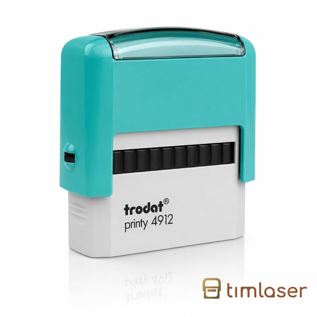 Timbre Trodat 4912 personalizado 47x18 mm para empresas, oficinas y profesionales