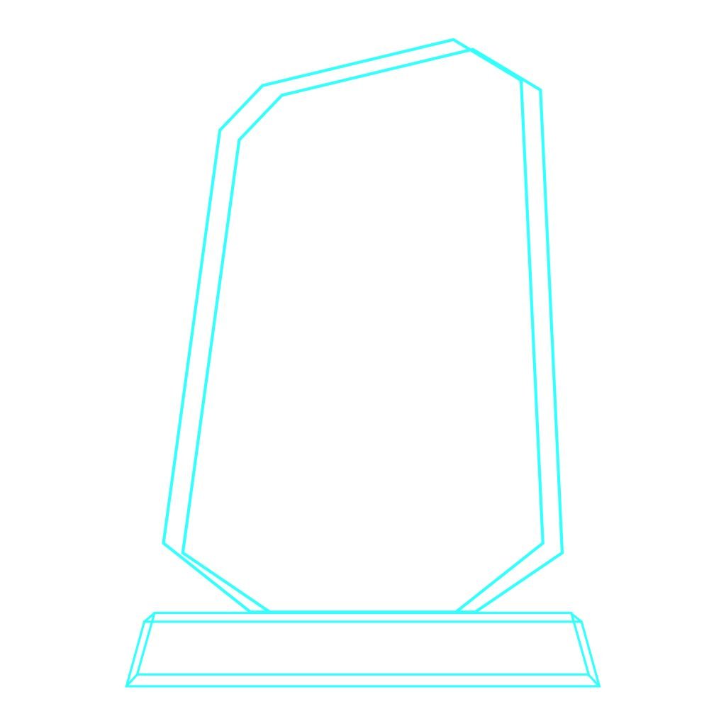 Galvano Cristal LSA 063 con Grabado Personalizado – vista 6