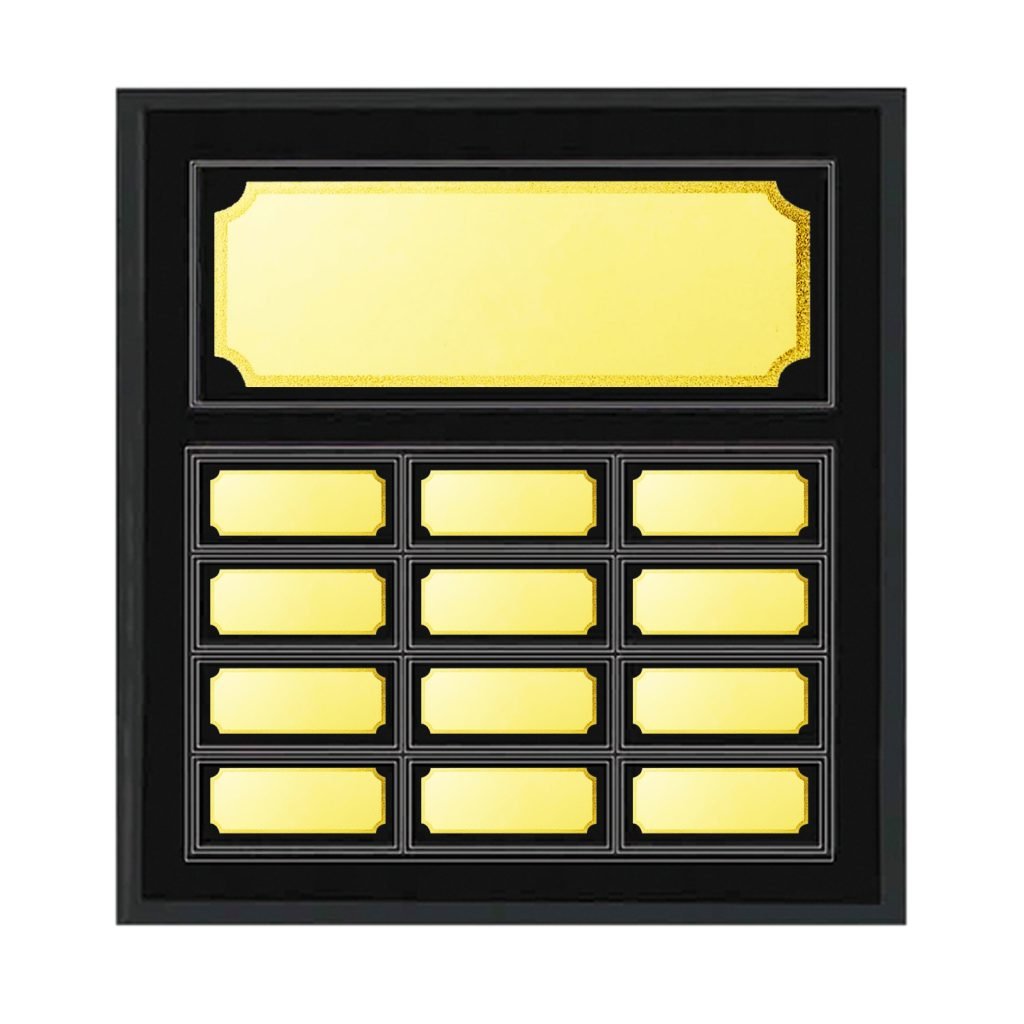 Galvano Madera Retablo Perpetual PPQ con Grabado Personalizado